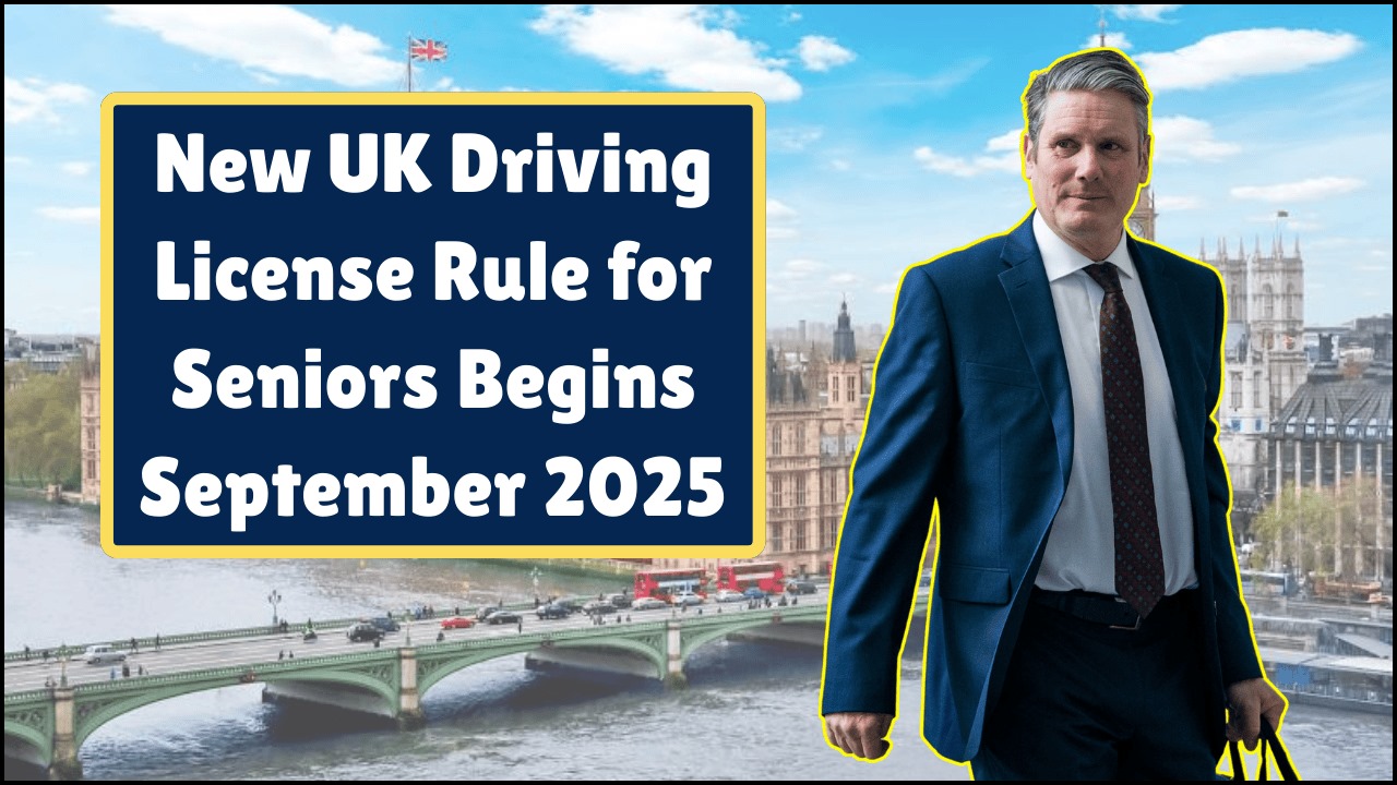 New UK Driving Rule Change for Seniors from September 2025