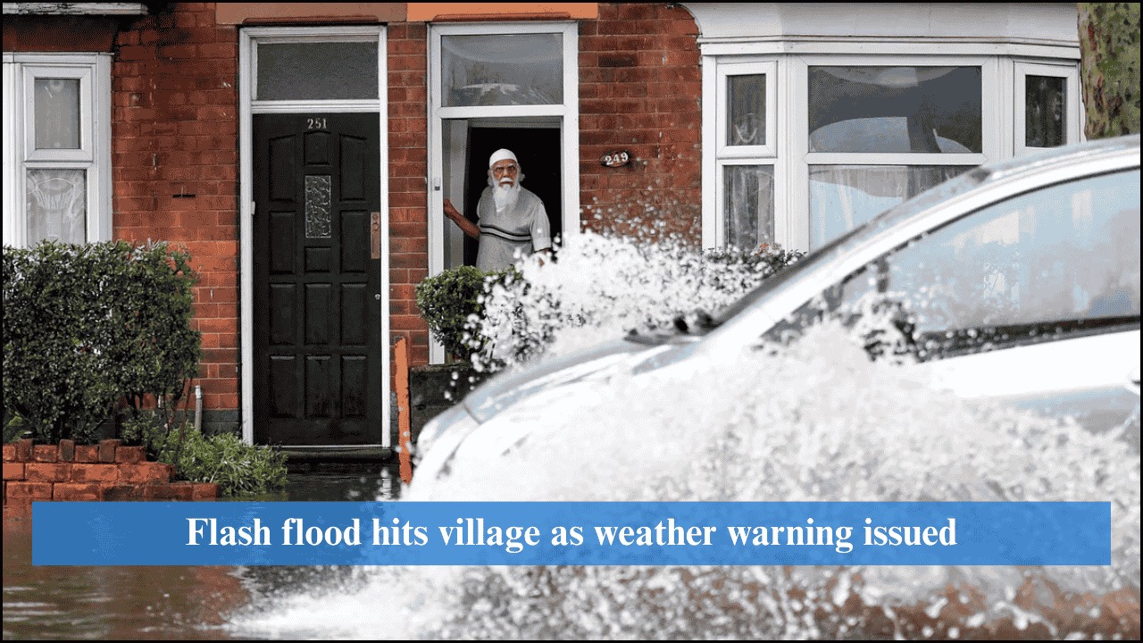 Flash Flooding Hits Lincolnshire Village Amid Severe Weather Alert